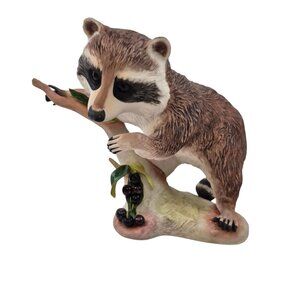 Cybis Raccoon Figurine 1965 Porcelain Wildlife Sculpture Vintage Art Signed